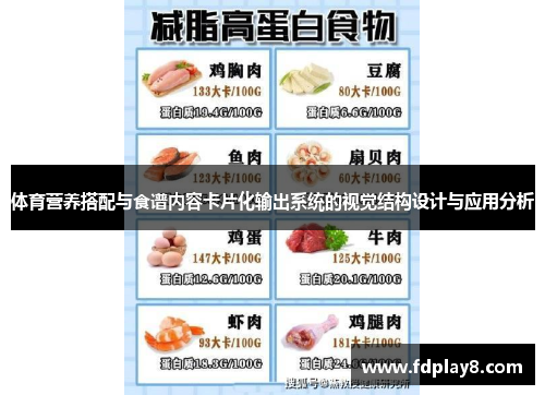 体育营养搭配与食谱内容卡片化输出系统的视觉结构设计与应用分析